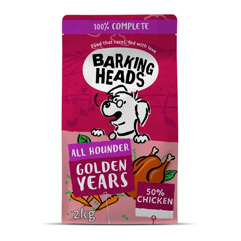 Limited ingredient dog food with venison for allergy-prone dogs-Golden Years Chicken Dry Dog Food - All Hounder