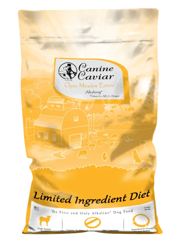 Best dog food with beef as the main protein source for muscle health-Canine Caviar Open Meadow Alkaline Holistic Entree Dry Dog Food