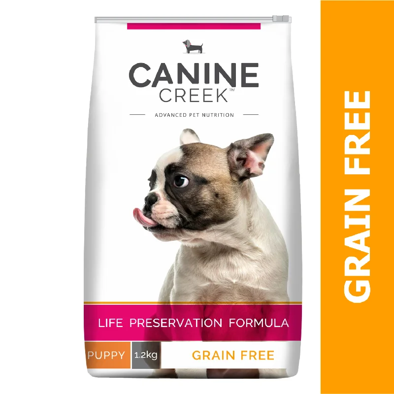 High-quality dog food with freeze-dried raw ingredients for added nutrition-Canine Creek Ultra Premium Puppy Dog Dry Food