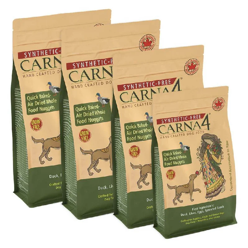 Dog food with chia seeds for added fiber and omega fatty acids-Carna4 DUCK Dog Food