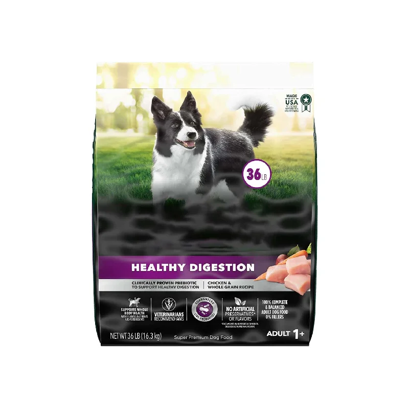 Dog food with no fillers like corn, wheat, or soy for a clean diet-Iams Advanced Healthy Digestion Dry Dog Food