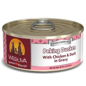 Best dog food for food-sensitive dogs with hypoallergenic ingredients-Weruva Peking Ducken Canned Dog Food