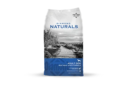 Best dog food with probiotics to support digestion and immune system-Diamond Naturals Adult Dog Beef and Rice 40#