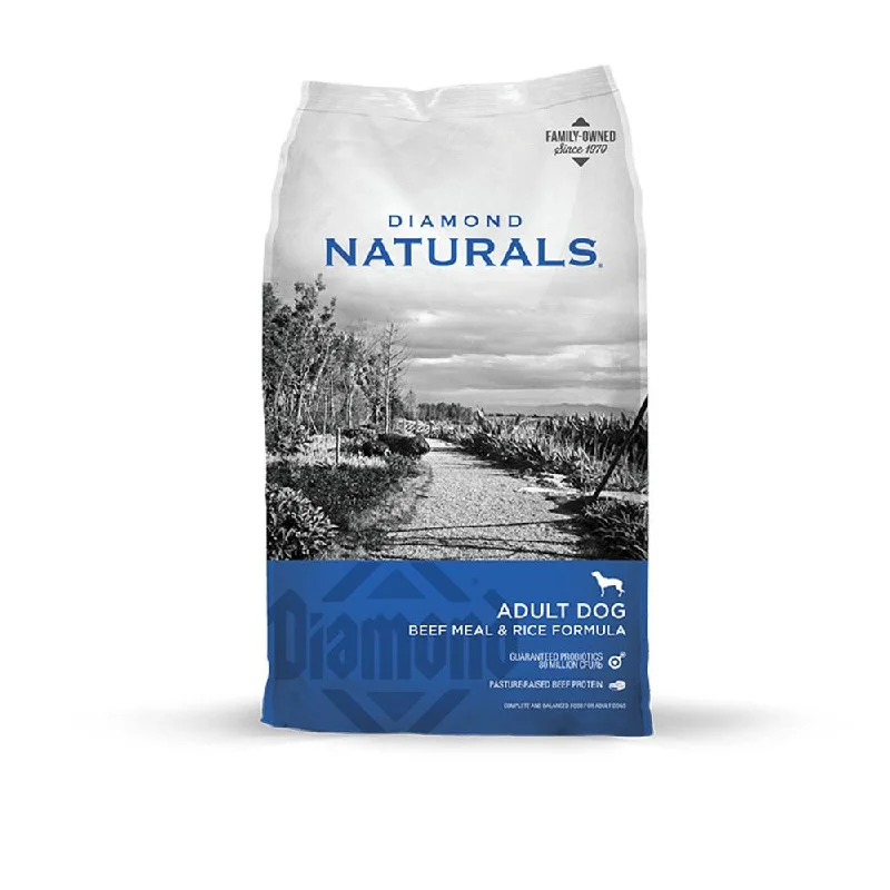 Best dog food for food-sensitive dogs with hypoallergenic ingredients-Diamond Naturals Beef Meal & Rice Formula Adult Dry Dog Food