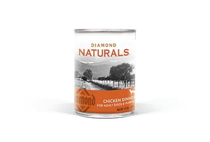 Best dog food with added vitamins and minerals for overall health support-Diamond Naturals Chicken Dinner All Life Stages Canned Dog Food