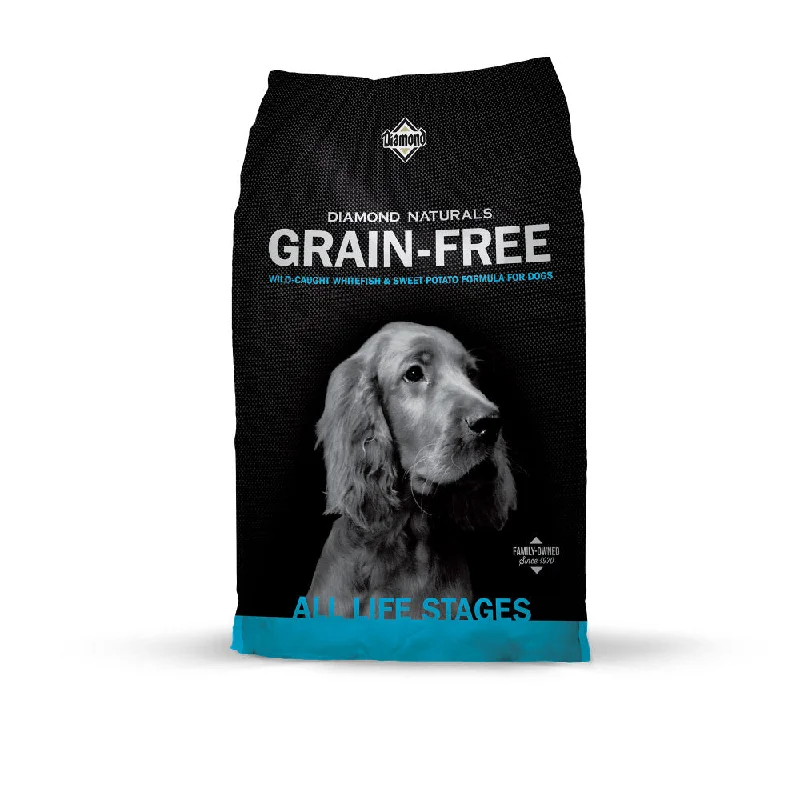 Best dog food with probiotics to support digestion and immune system-Diamond Naturals Grain Free Whitefish & Sweet Potato Dry Dog Food