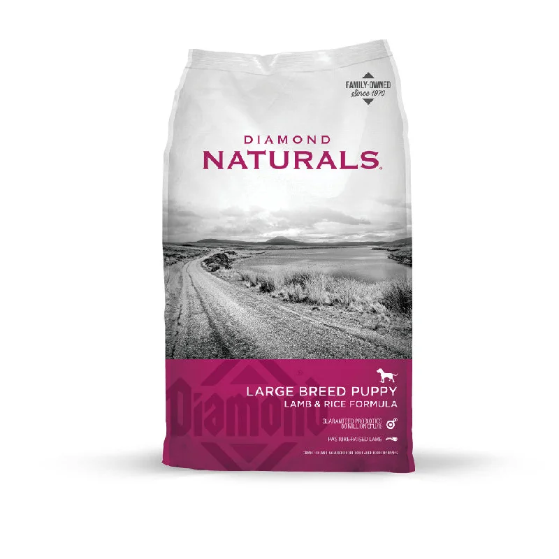 Best dog food for active dogs with endurance-boosting nutrients and energy-Diamond Naturals Large Breed Lamb & Rice Recipe Puppy Dry Food