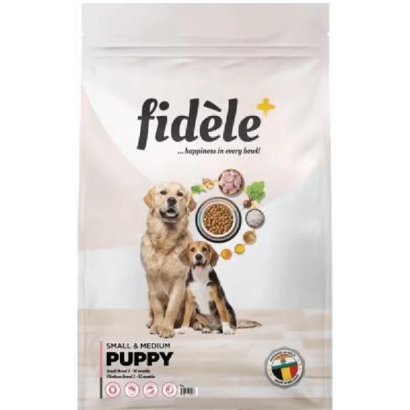 Best dog food for picky eaters with irresistible flavors and textures-Fidele Plus Small and Medium Puppy Dry Food