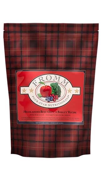 Best dog food for joint health with added glucosamine and chondroitin-Fromm Four Star Nutritionals: Highlander Beef Oats 'n Barley Recipe