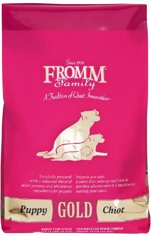 Best dog food with no fillers like corn, soy, or wheat for better digestion-Fromm Gold Puppy Dry Dog Food