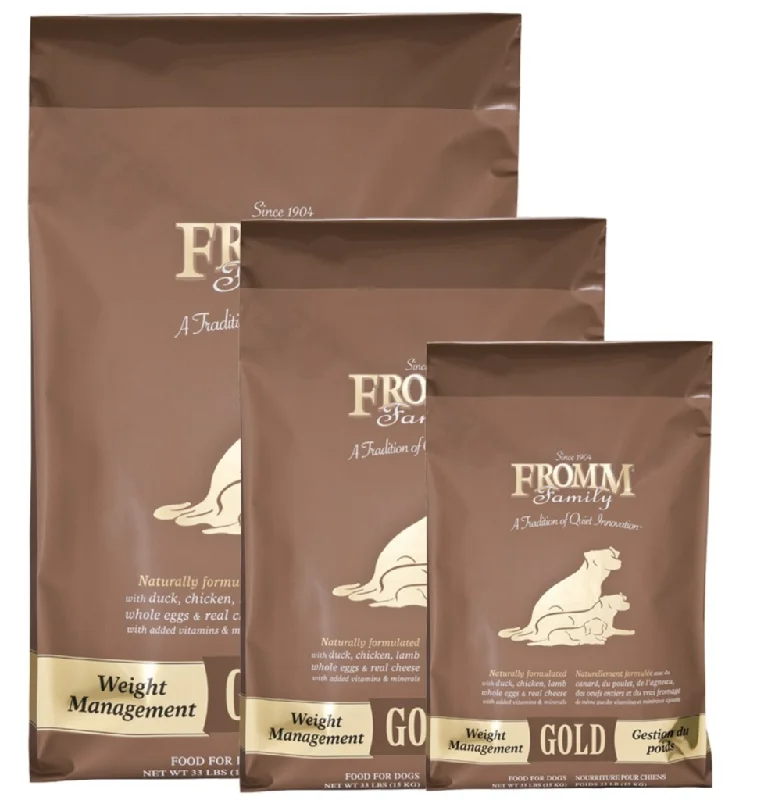 Best dog food for active dogs with high protein and energy levels-Fromm Gold Weight Management