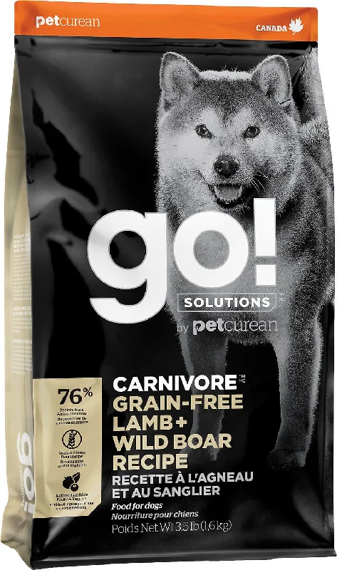 Limited ingredient dog food with venison for allergy-prone dogs-Go! Carnivore Lamb & Wild Boar