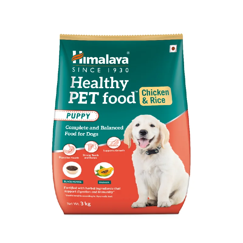 Grain-free dog food with pork for a novel protein and allergy-friendly option-Himalaya Chicken & Rice Healthy Pet Puppy Dog Dry Food