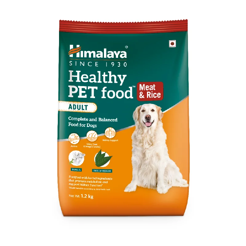 Grain-free dog food with quinoa and lentils for a nutritious, digestible meal-Himalaya Meat & Rice Healthy Pet Adult Dog Dry Food