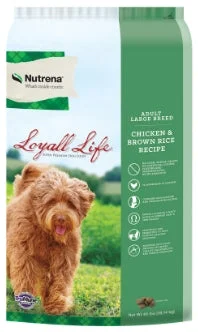 Hypoallergenic dog food with salmon for sensitive dogs and skin care-Nutrena Loyall Life Adult Large Breed Chicken & Rice 40LB