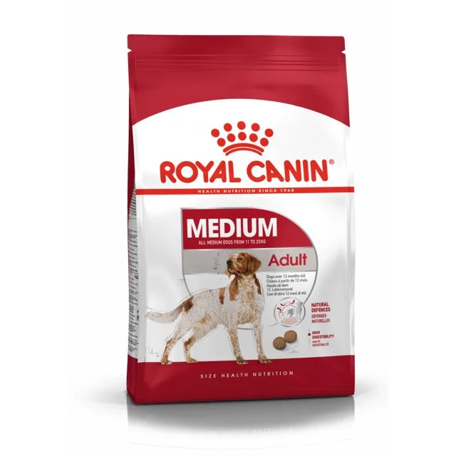 Best dog food for weight loss with high protein and low fat content-Royal Canin Medium Adult