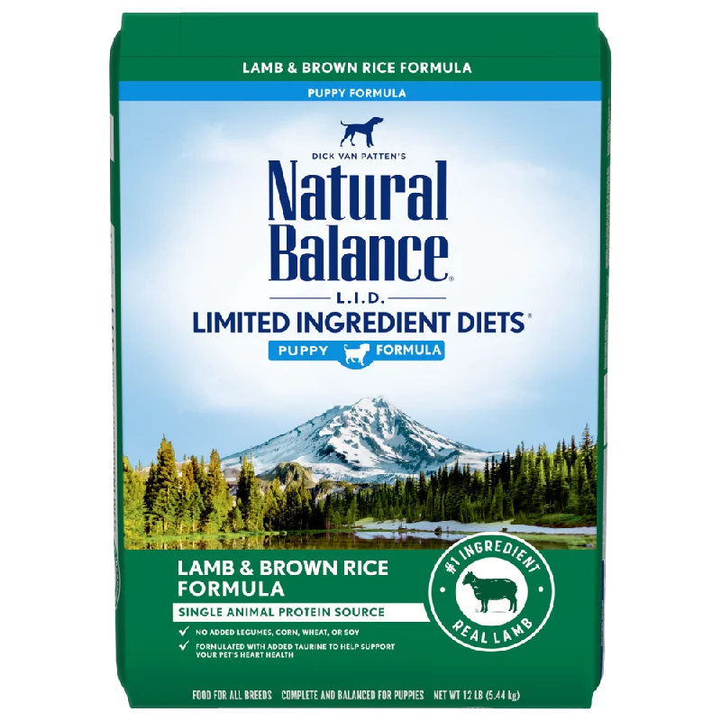 Best dog food for weight loss with high protein and low fat content-Natural Balance Lamb & Brown Rice 4 lb