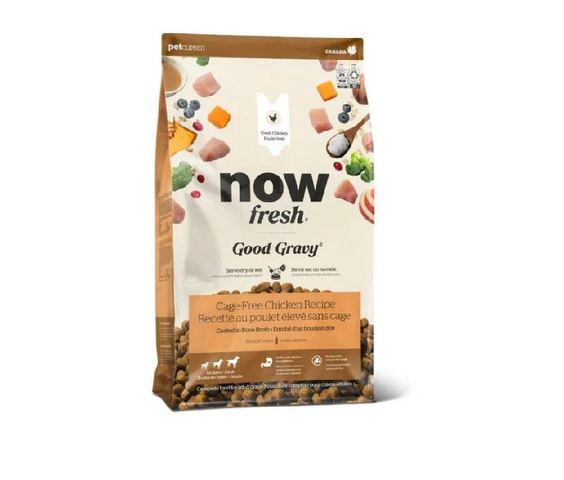 Dog food with no fillers like corn, wheat, or soy for a clean diet-NOW Dog Good Gravy Adult Chicken