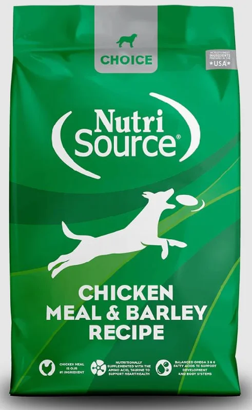 Best dog food for weight management with low-calorie and high-nutrient ingredients-Nutri Source Choice Chicken and Barley ; Dog Food ; 5 lb bag