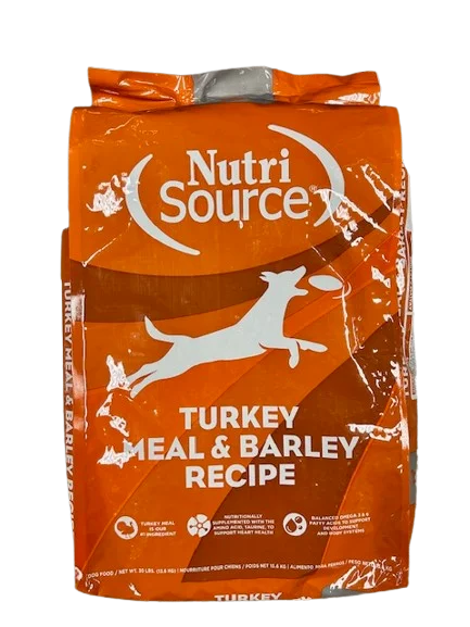 Best dog food for dogs with digestive issues with easily digestible protein-NutriSource Choice Dog Food, Turkey and Barley, 30lb