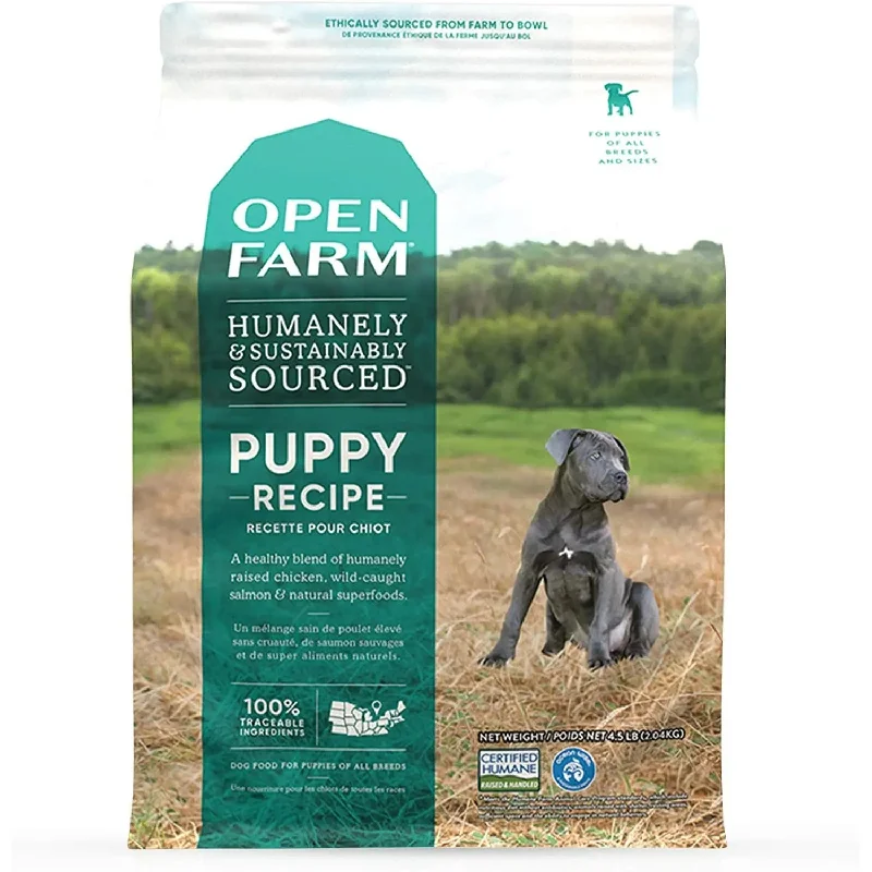 Best dog food for weight management with low-calorie and high-nutrient ingredients-Open Farm® Chicken Grain Free Dry Puppy Food