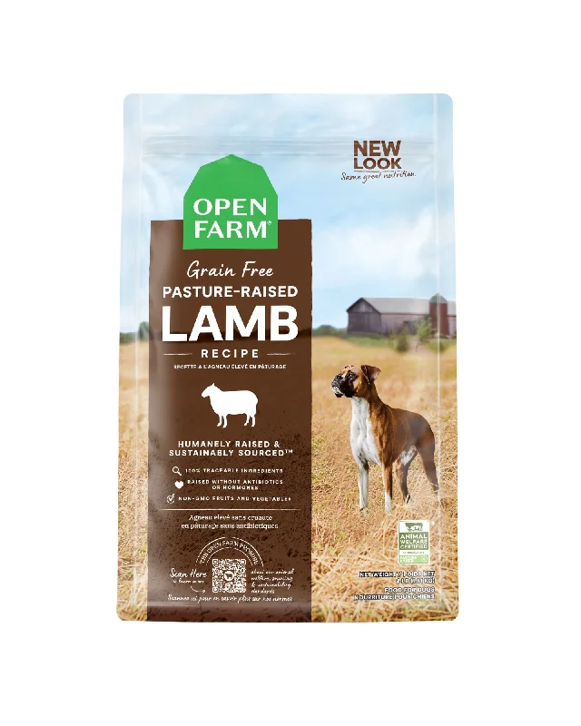 High-protein dog food with bison for a unique and healthy protein choice-Pasture-Raised Lamb Grain Free Dog Food