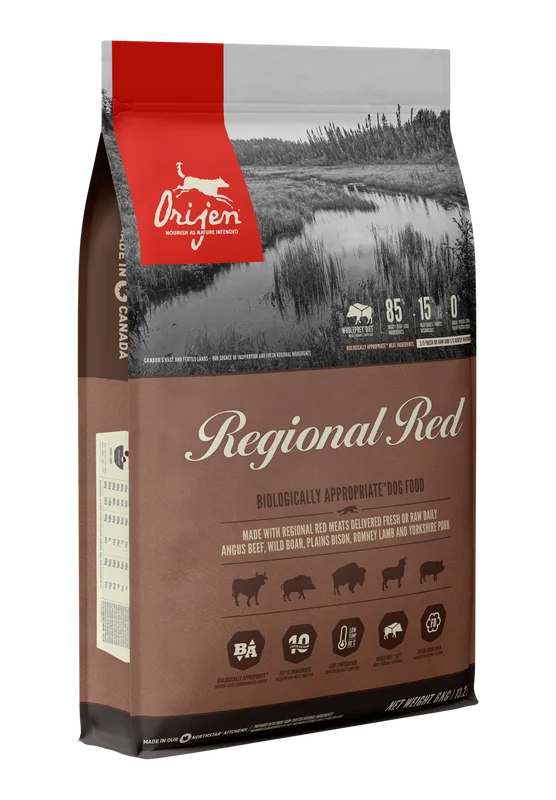 Best dog food for food-sensitive dogs with hypoallergenic ingredients-Orijen Regional Red Dry Dog Food