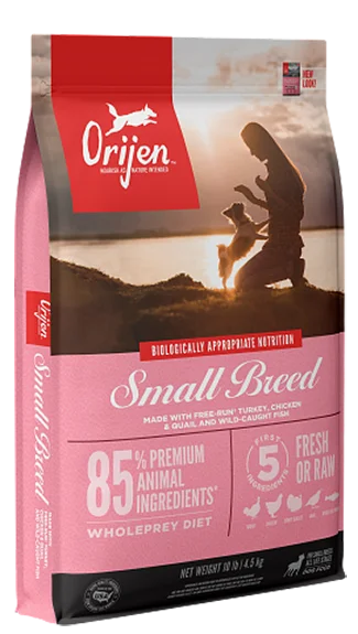 Best dog food for dogs with allergies to beef and poultry proteins-ORIJEN Dry Food: Small Breed Recipe