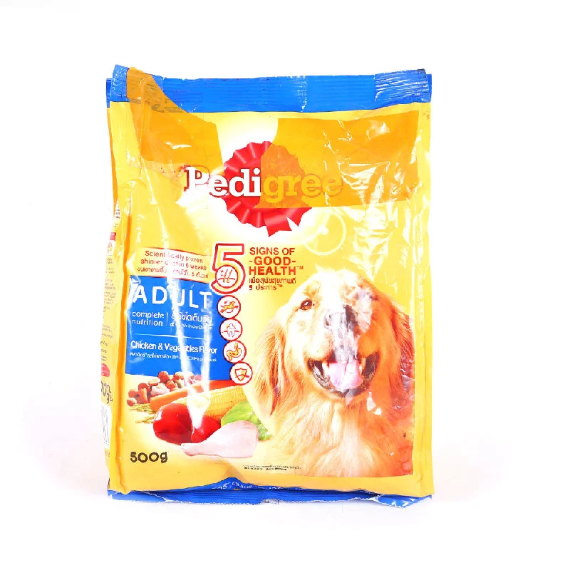 Best dog food for dogs with yeast infections with antifungal ingredients-PEDIGREE DOG FOOD ADULT CHICKEN & VEGETABLE 500 GM