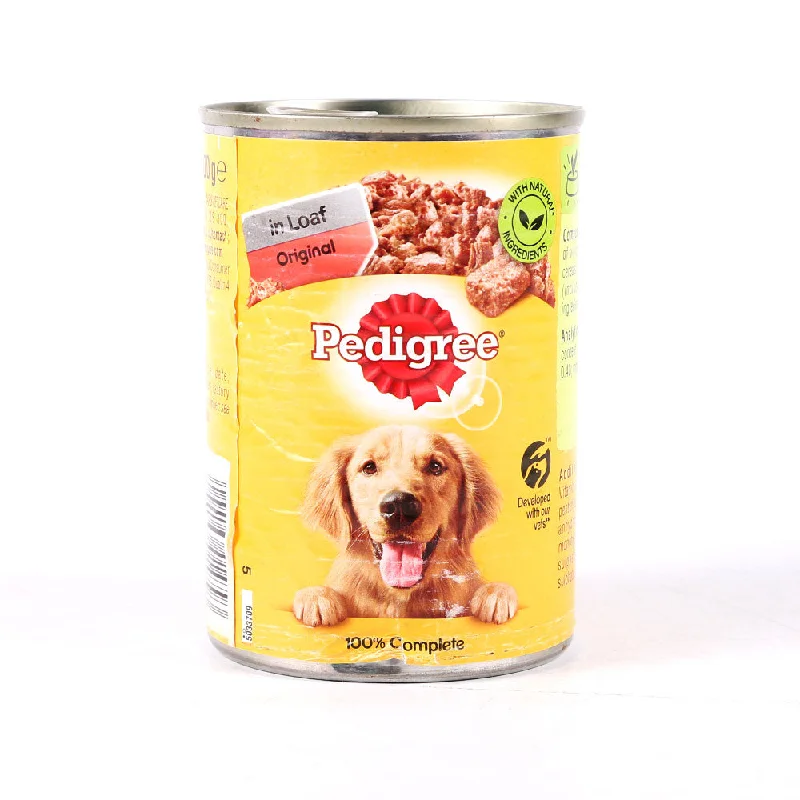 Best dog food with no by-products for a healthier, more nutritious meal-PEDIGREE DOG FOOD IN LOAF ORIGINAL TIN 400 GM