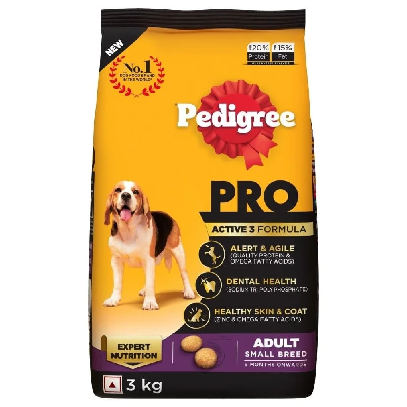 High-quality dog food with chicken as the main protein source-Pedigree PRO Expert Nutrition Adult Dog Dry Food for Small Breed