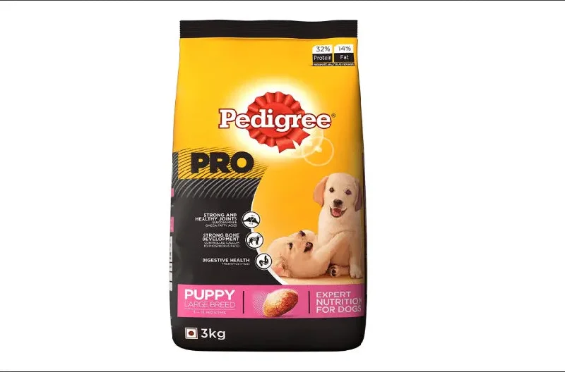 Grain-free dog food with quinoa and lentils for a nutritious, digestible meal-Pedigree Pro Expert Nutrition Dry Food for Large Breed Puppy Dogs, 3 kg