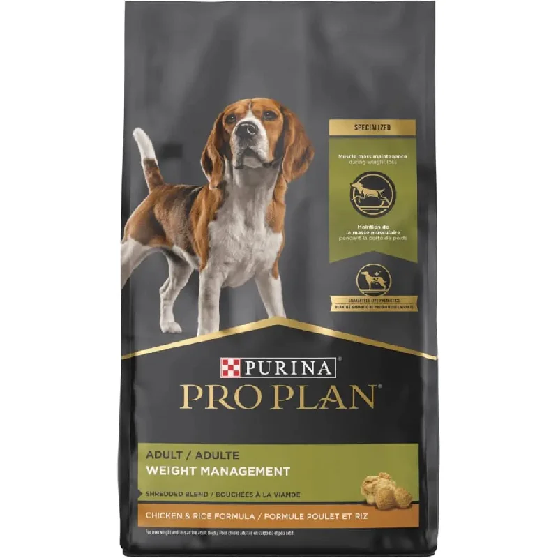 Best dog food for dogs with IBS with easily digestible, gentle ingredients-Pro Plan Weight Management Shredded Blend Chicken & Rice Dog