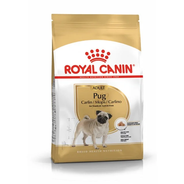 Organic dog food with USDA-certified ingredients for a healthy diet-Royal Canin Pug Adult