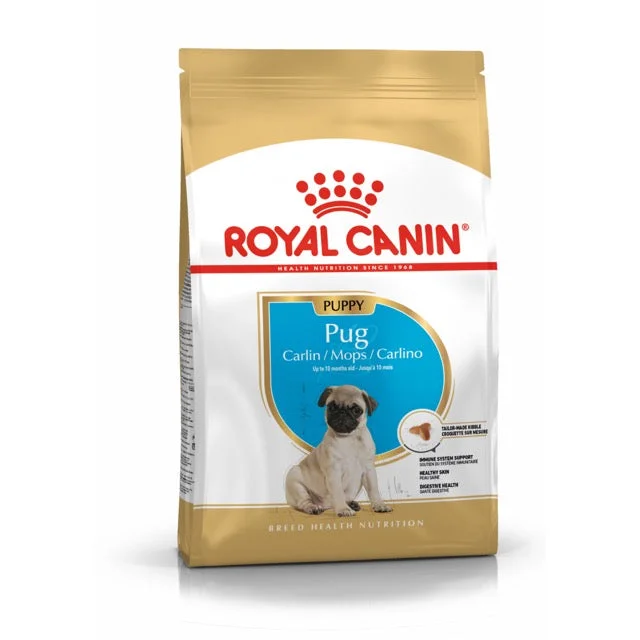 Raw dog food with fresh ingredients for a more natural diet-Royal Canin Pug Puppy