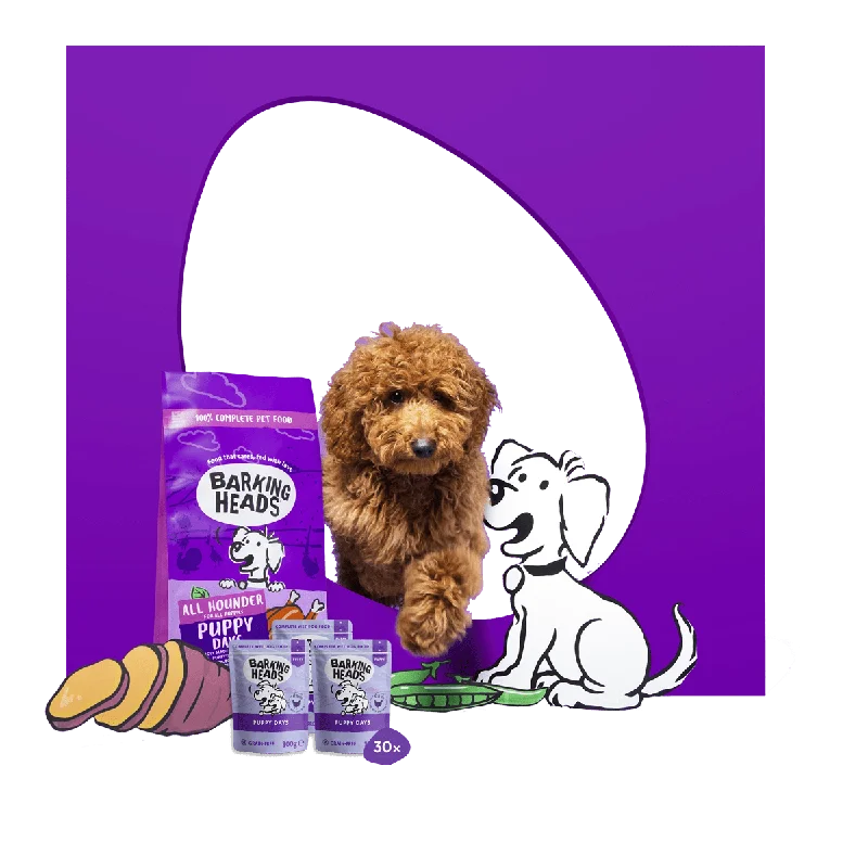 High-quality dog food with prebiotics to promote good gut health-Puppy Pack