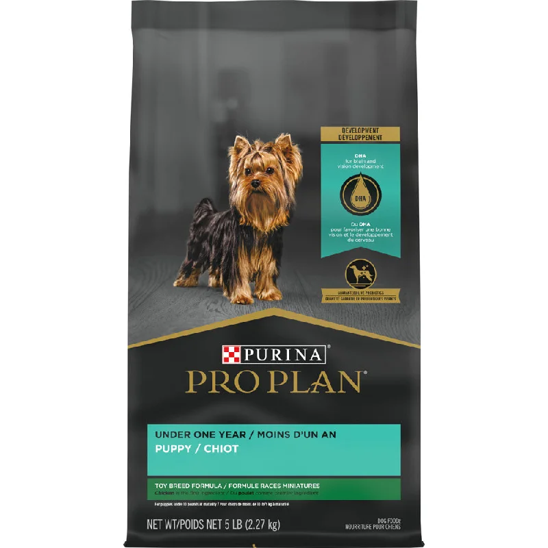 Best dog food for pregnant dogs with extra nutrients for fetal development-Purina Pro Plan Chicken & Rice Formula Toy Breed Dry Puppy Food