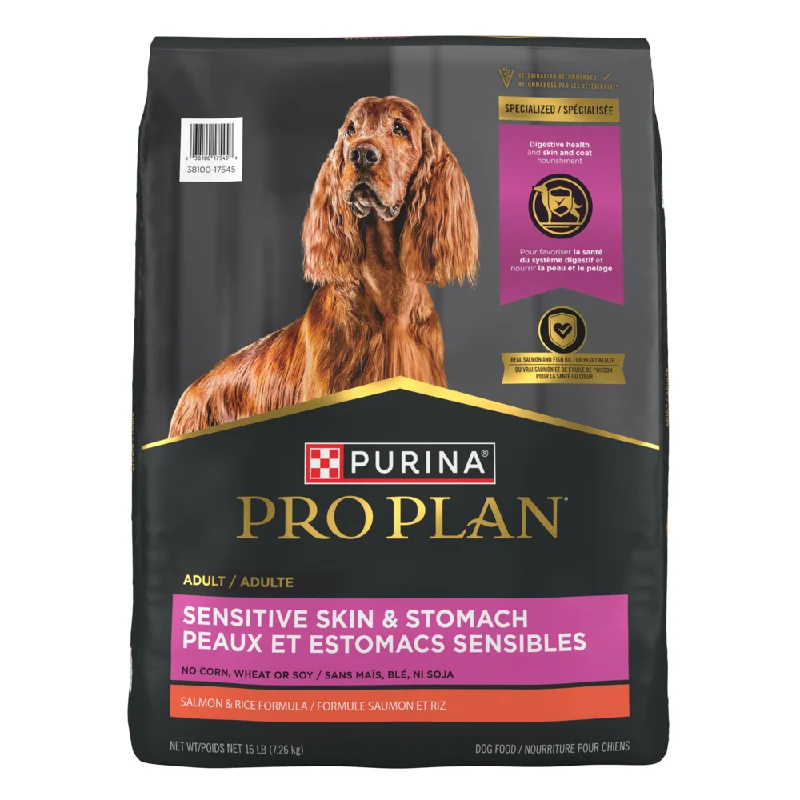 Best dog food for dogs with pancreatitis to support digestive health-Purina Pro Plan Sensitive Skin & Stomach Formula Salmon & Rice Formula Dry Dog Food