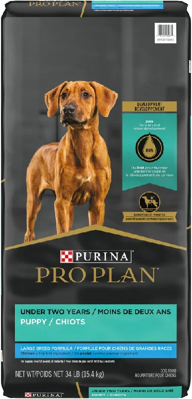 Dog food with pumpkin and carrots for improved digestion and overall health-Purina Pro Plan Large Breed Puppy Formula Dry Dog Food