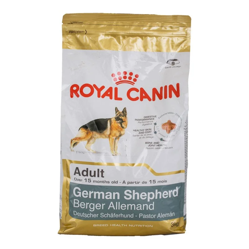 Best dog food with probiotics for a balanced gut microbiome and immune system-ROYAL CANIN DOG FOOD ADULT GERMAN SHEPHERD 3 KG BASIC