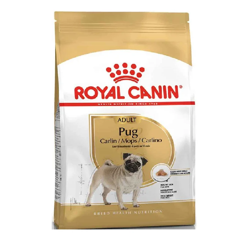 Dog food with kale and spinach for added vitamins and antioxidants-ROYAL CANIN DOG FOOD ADULT PUG 1.5 KG BASIC