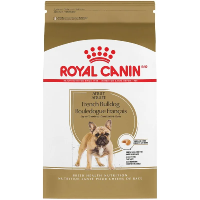 Raw dog food with fresh ingredients for a more natural diet-Royal Canin Breed Health Nutrition French Bulldog Adult Dry Dog Food