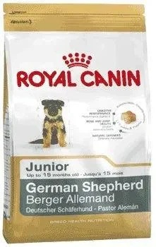 Dog food with quinoa for a healthy grain option and added fiber-Royal Canin German Shepherd Junior, 12 kg