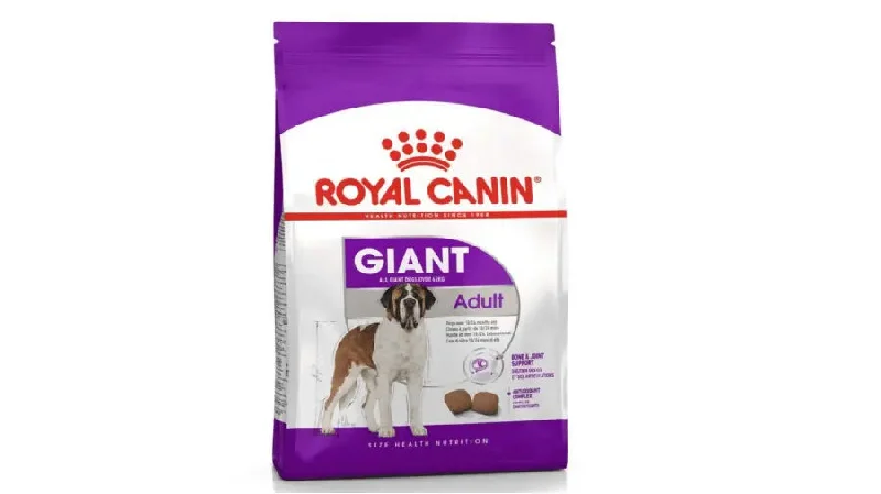 High-quality dog food with prebiotics to promote good gut health-Royal Canin Giant Adult, 15 kg