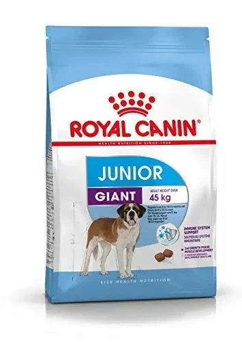 High-protein dog food with wild-caught fish for a clean protein source-Royal Canin Giant Junior, 15 kg