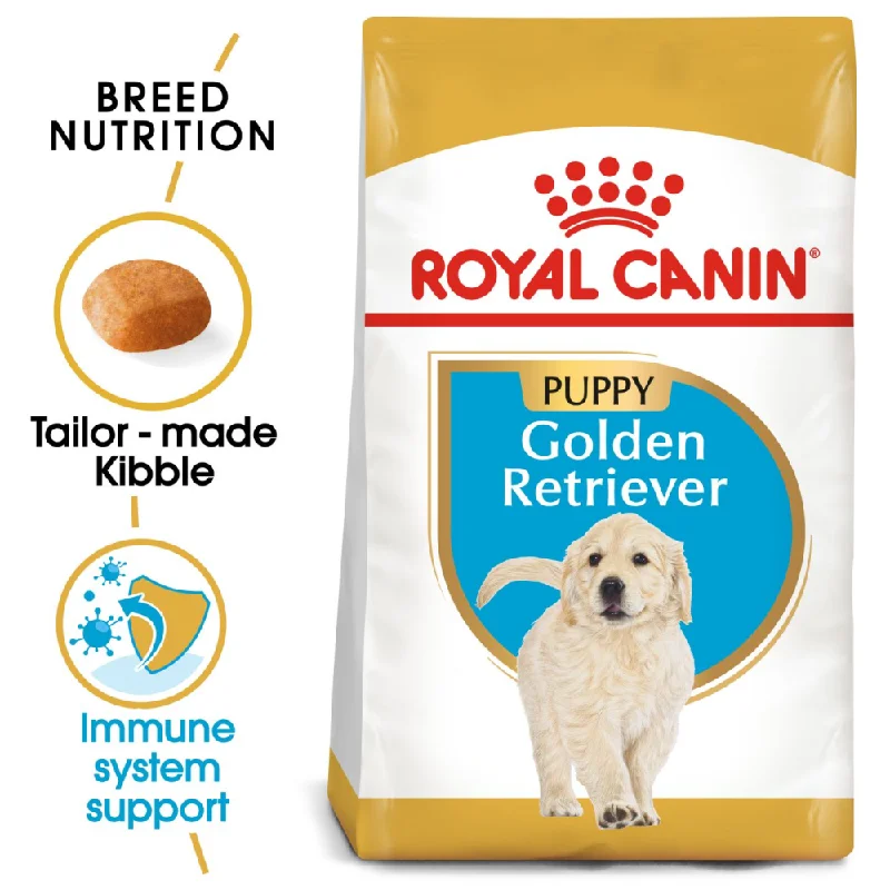 Best dog food for dogs with diabetes with low-glycemic ingredients-Royal Canin Golden Retriever Puppy Dog Dry Food