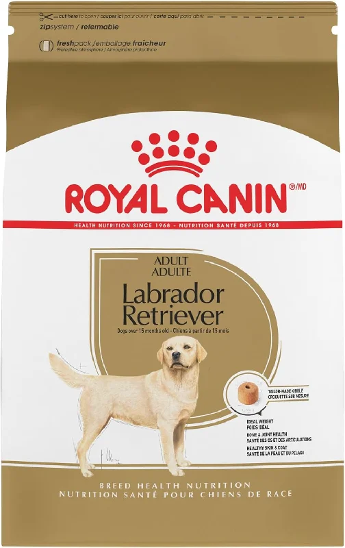 Best dog food for senior dogs with joint support and vitamins-Royal Canin Labrador Retriever Adult Breed Specific Dry Dog Food, 17 lb. bag