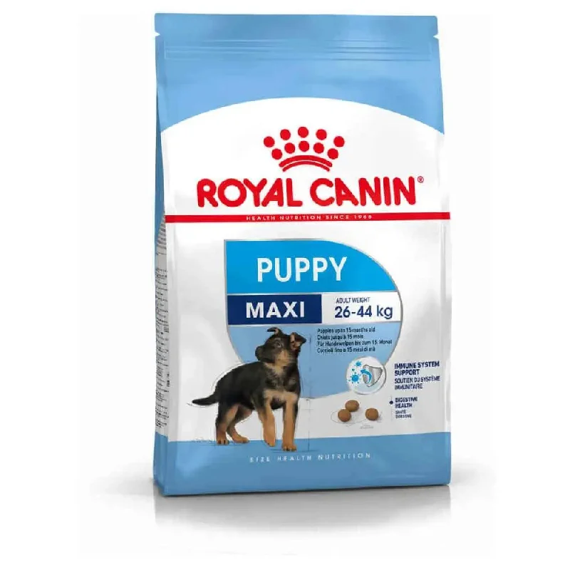 Best dog food for weight management with low-calorie and high-nutrient ingredients-Royal Canin Maxi Puppy, 15 kg