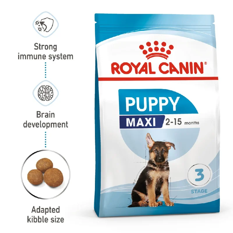 Best dog food for dogs with IBS with easily digestible, gentle ingredients-Royal Canin Maxi Puppy Dog Dry Food