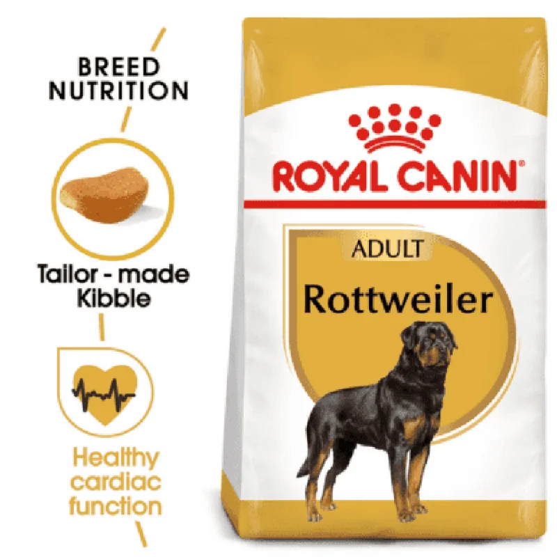 Grain-free dog food with sweet potatoes for better digestion and energy-Royal Canin Rottweiler Adult Dog Dry Food